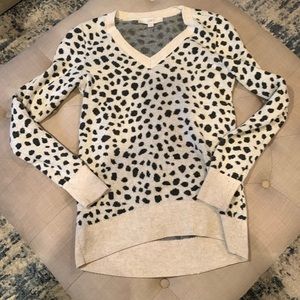Loft leopard print sweater
